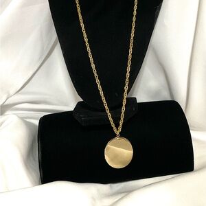 Gold Tone Double Locket